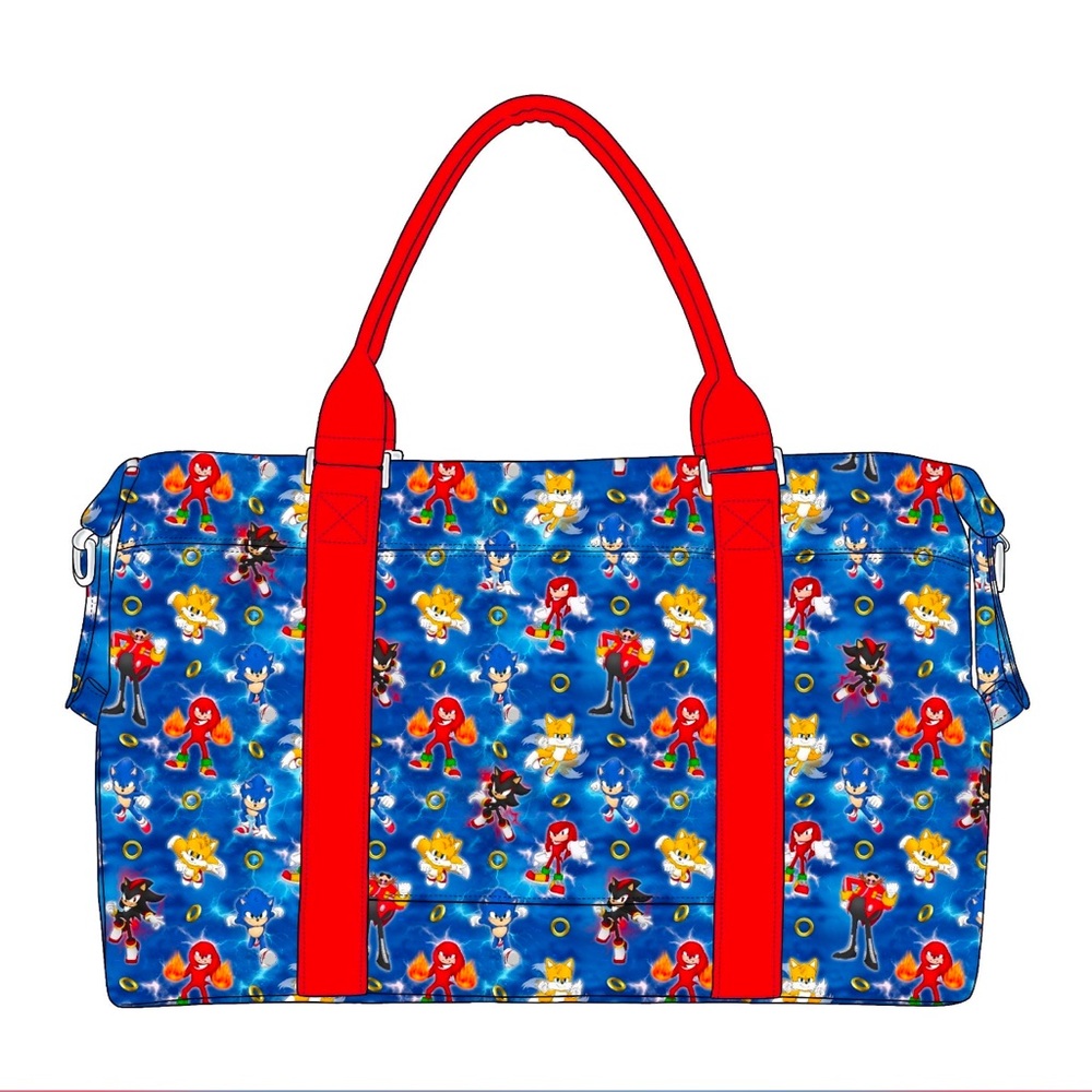 Sonic the Hedgehog Duffel Bag by Bundle of Joy new!